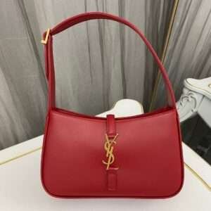 Saint Laurent  le 5 a 7 mini hobo bag - Red
