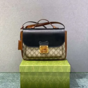 Gucci Padlock Handle Traditional Pattern 28cm