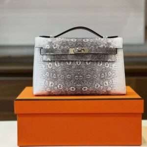 Hermes Constance Omber Lizard Handbag Lizard Skin 22cm