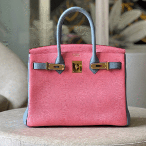 Hermes Birkin 30 Togo Handbags Pink With Lock Gold 30cm