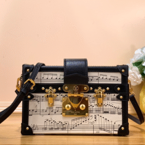 Louis Vuitton LV Petite Musical Pattern Like Auth Handbags 20×12.5x5cm
